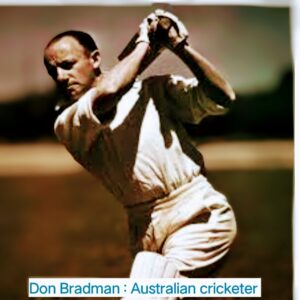 Don Bradman Australian cricketer